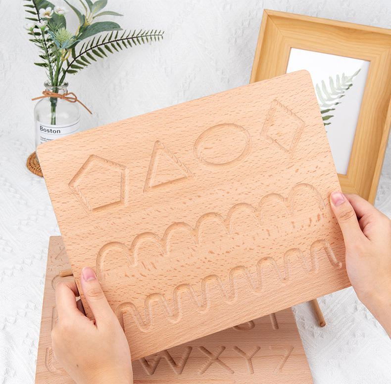 IN-ABL1217 Wooden Alphabet Tracing Board