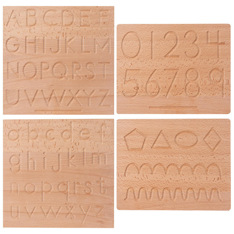 IN-ABL1217 Wooden Alphabet Tracing Board